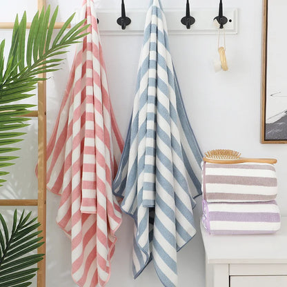 Stripe Microfiber Beach Towel