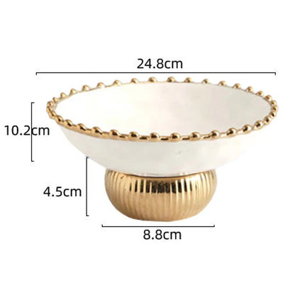 Elegant Snacks Plates Dessert Bowls