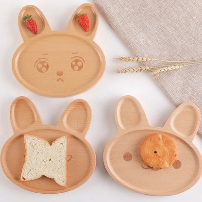 Wooden Plates for Kids