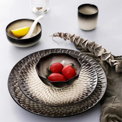 Modern Dinnerware Black Dinnerware