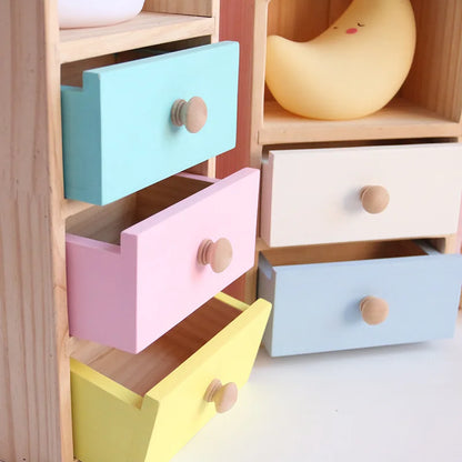 Bookshelf for Kids Bookshelf with Drawers Colorful Bookshelf