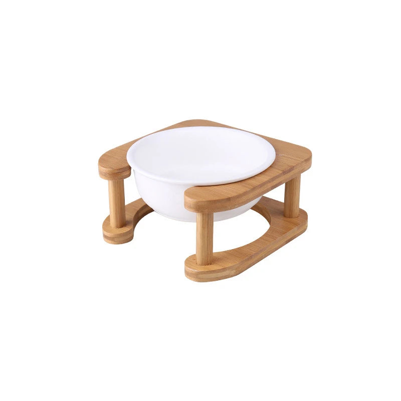 Ceramic Pet Bowl with Stand